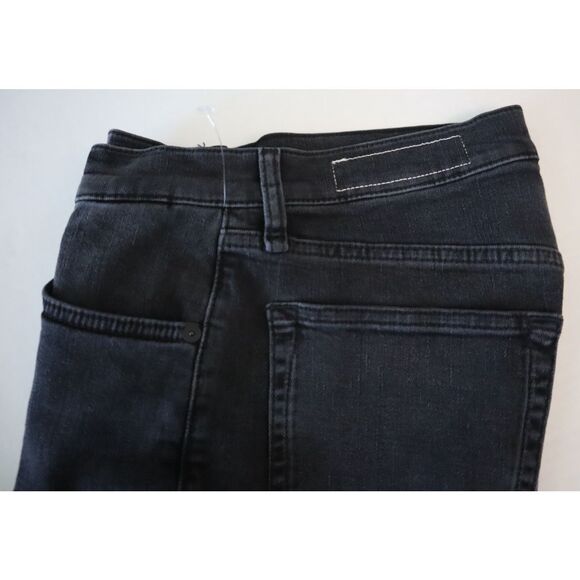 Rag & Bone Women Sz 26 Washed Black The Shannon Relaxed Straight Leg Jeans - Picture 8 of 13